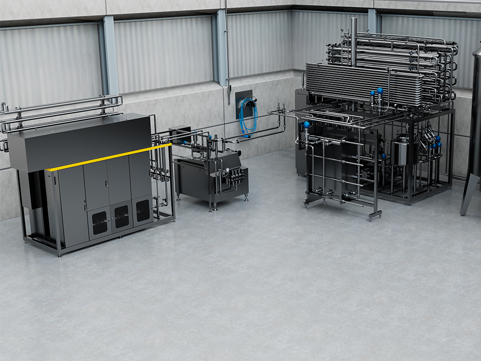 SANOVO pasteurization and processing system for liquid egg production.