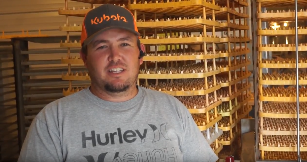 Greg Busby from Greg Busby Breeder Farm, a customer of SANOVO TECHNOLOGY GROUP. 