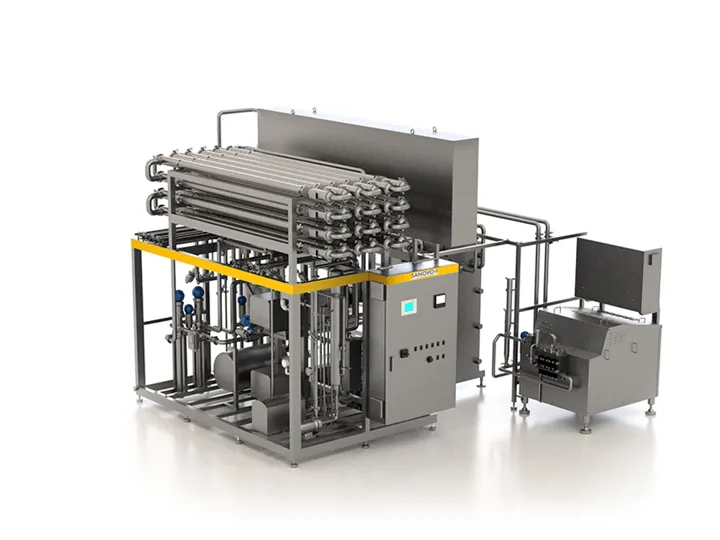 SANOVO liquid egg pasteurizer for egg processing.