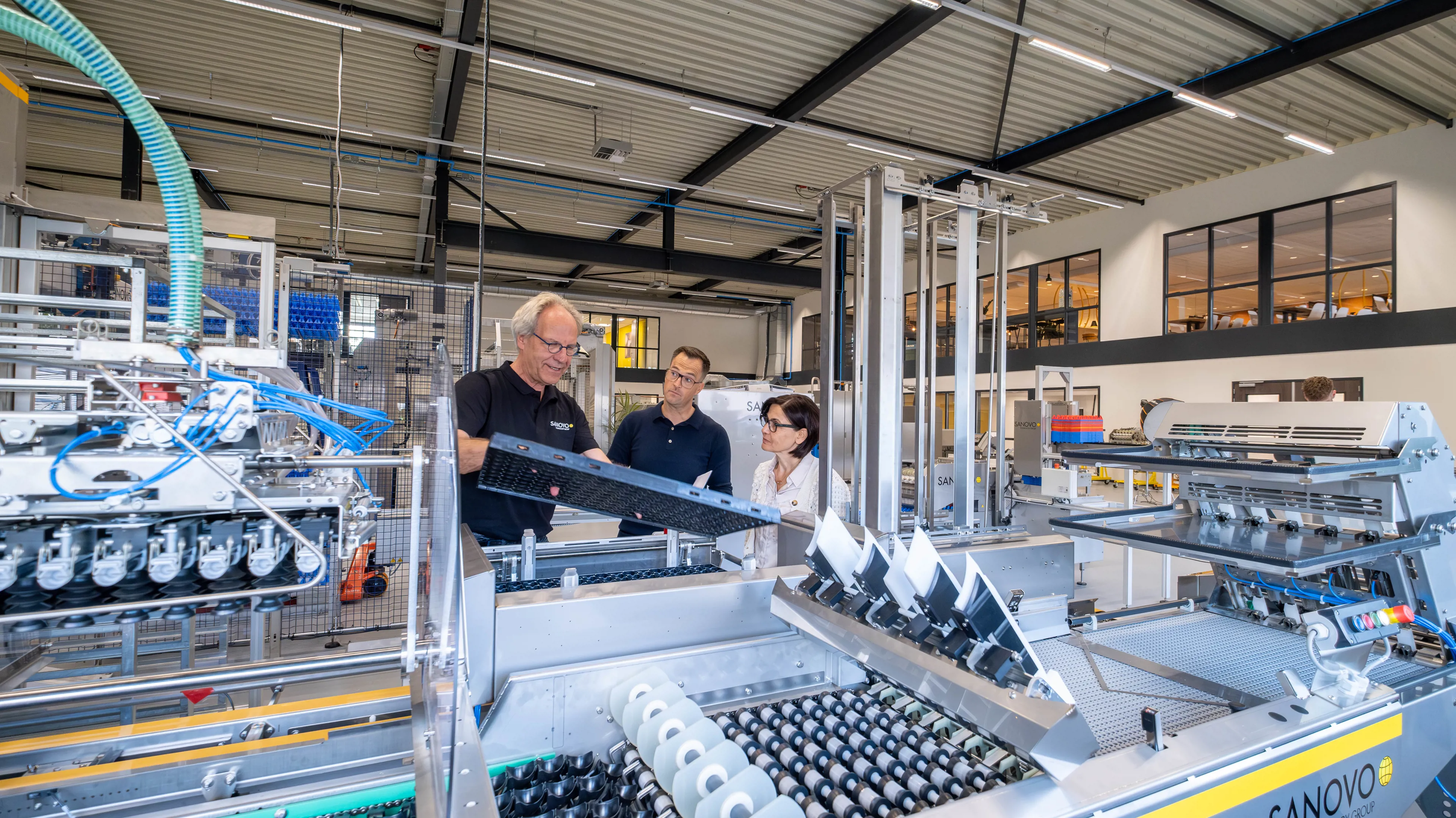 Training session in progress at a SANOVO Experience Center in the Netherlands