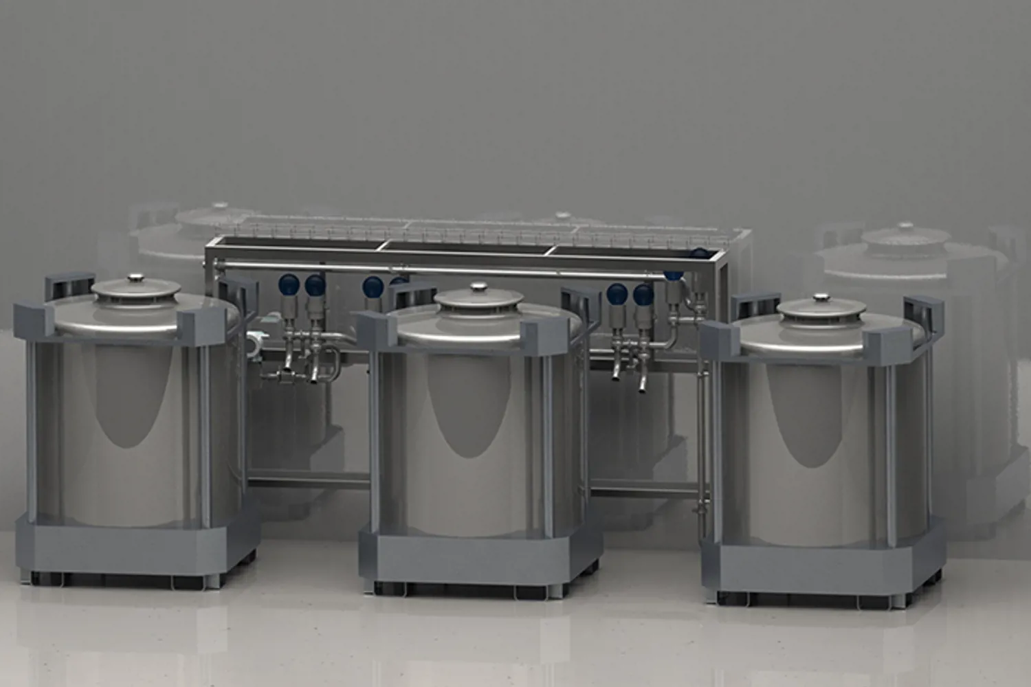Container Filling System Automated Container Filling System | Liquid Egg Transfer Solution ...