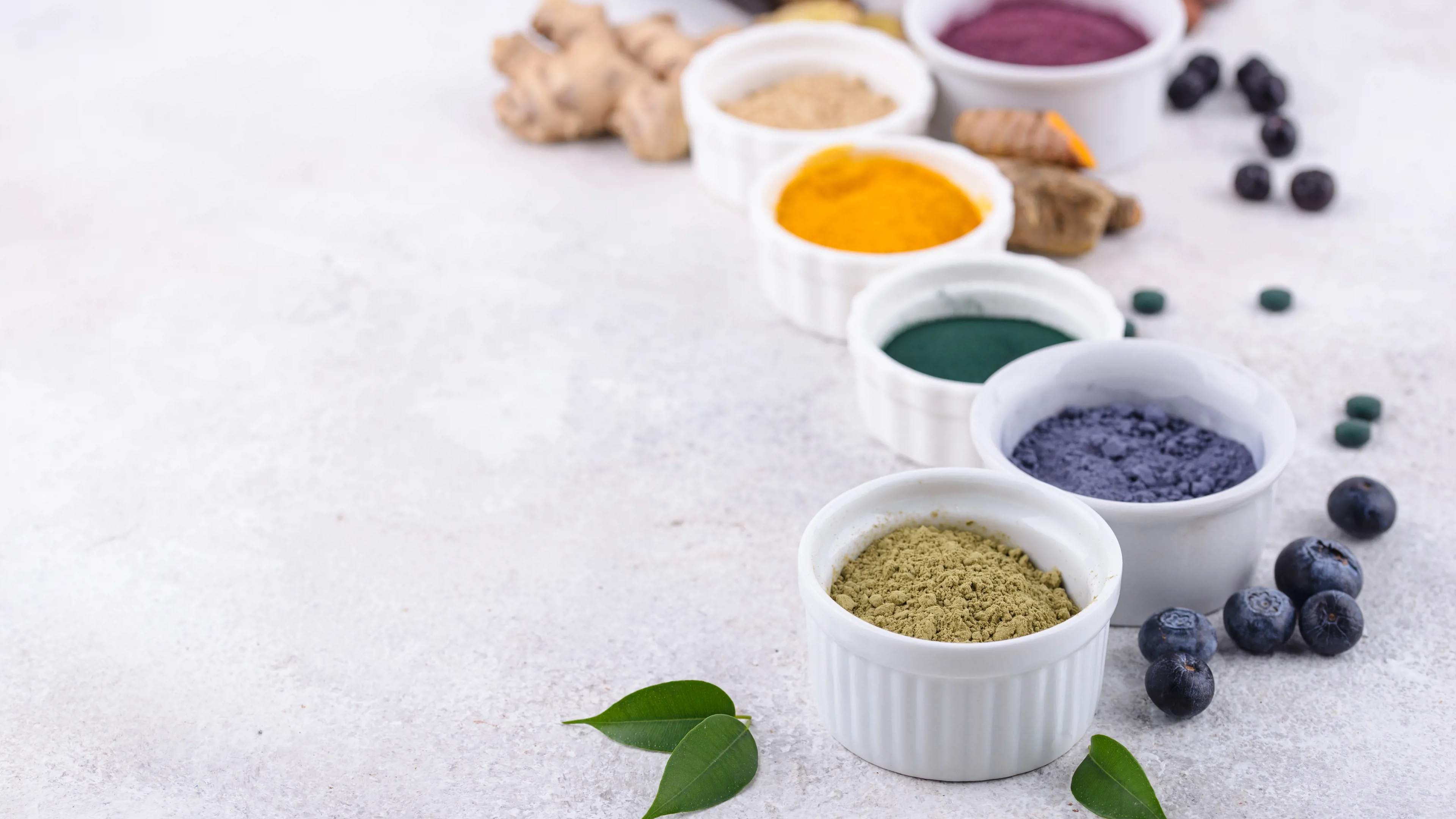 Spray-dried superfood ingredient powders for food and beverage applications.