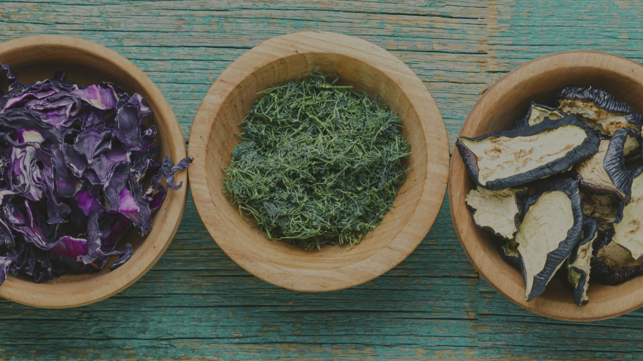 A variety of dried vegetable mix