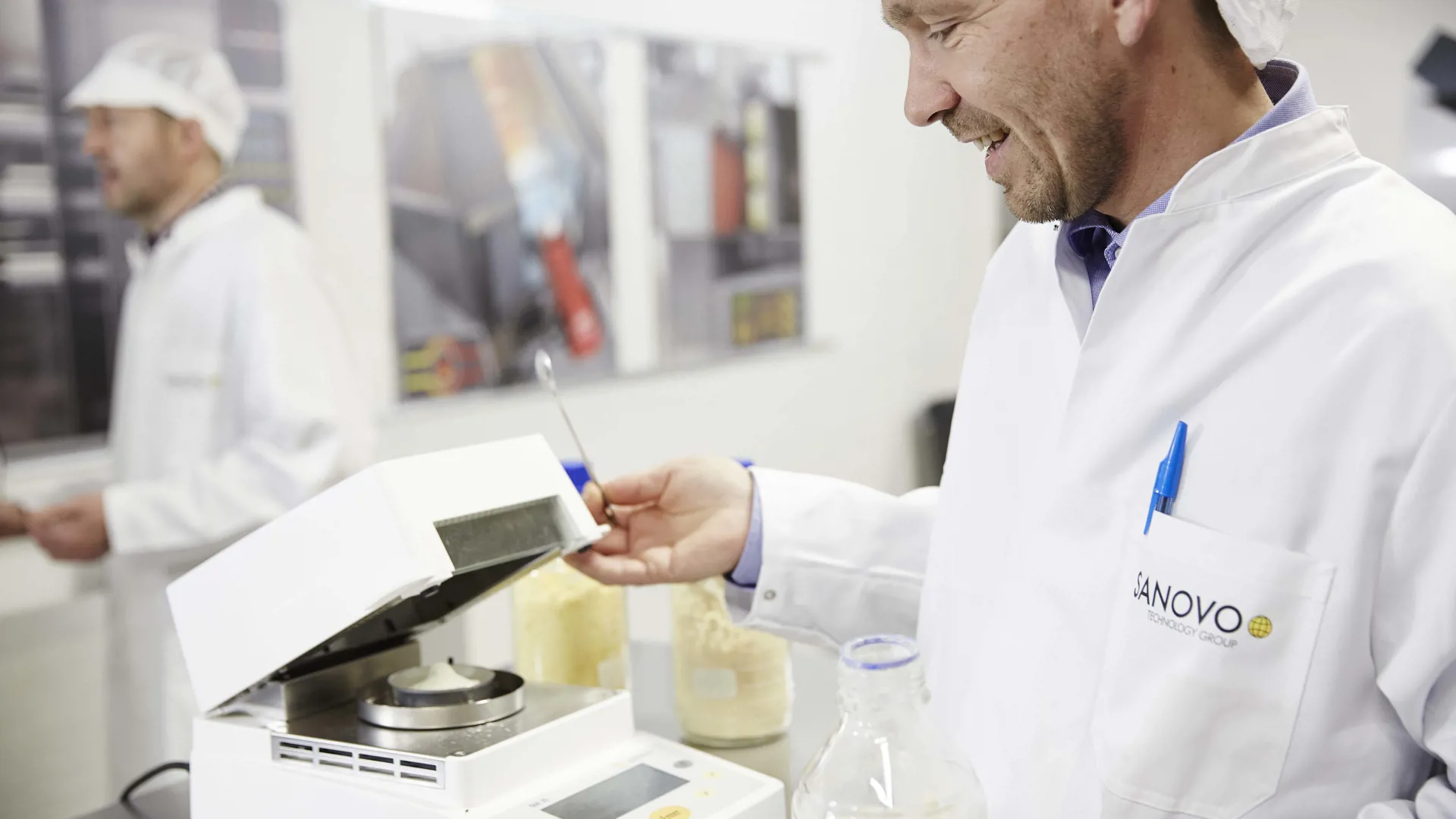 Laboratory testing of powder