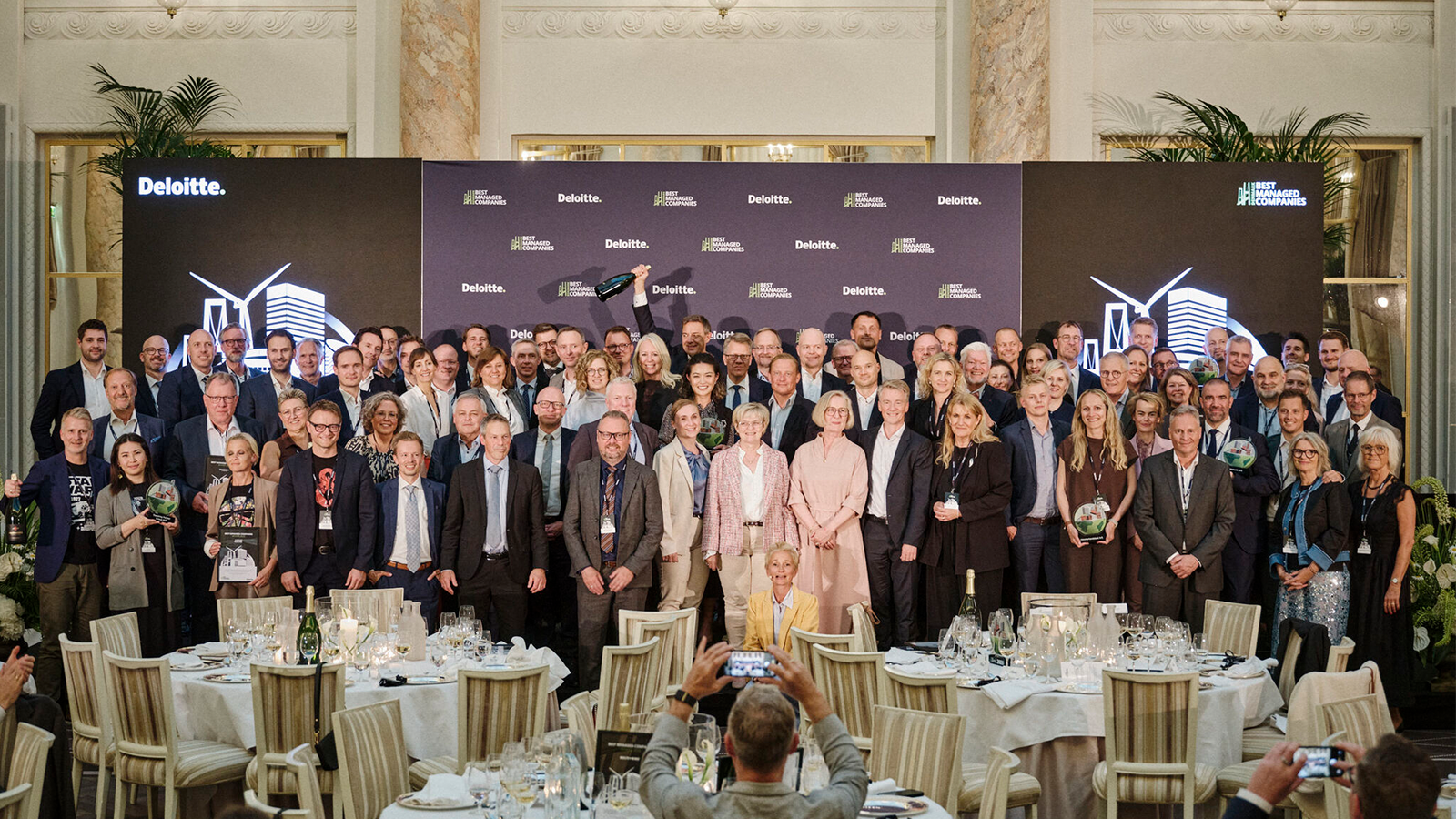 Team picture at Best Managed Companies 2026 award celebration.