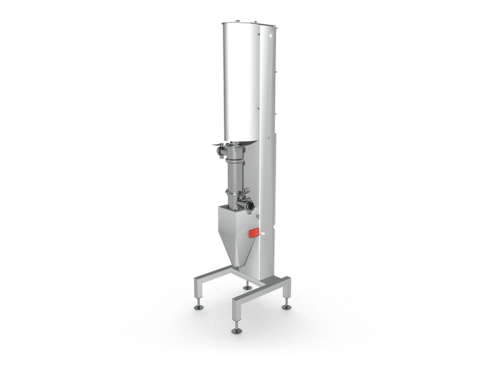 SANOVO automatic liquid egg filtration unit with self-cleaning design for industrial egg processing.