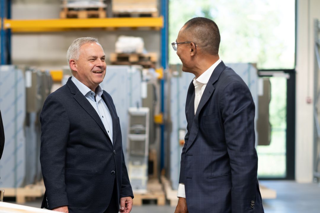SANOVO TECHNOLOGY GROUP CEO with Bhutan’s Prime Minister during visit in Denmark.