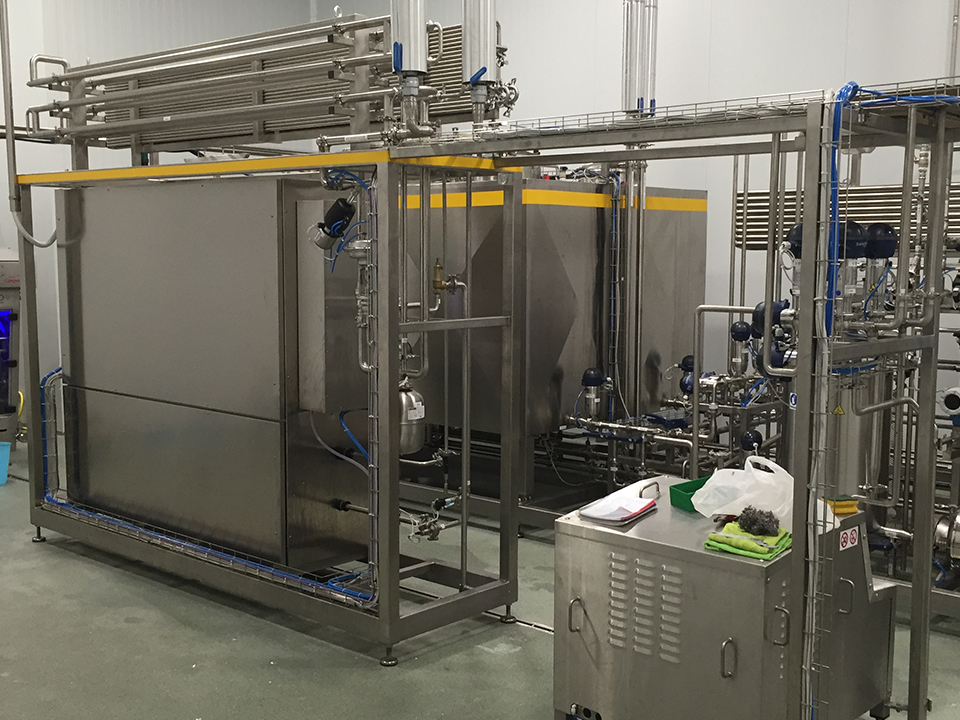 SANOVO WAVE Technology system for pasteurization of liquid food products.