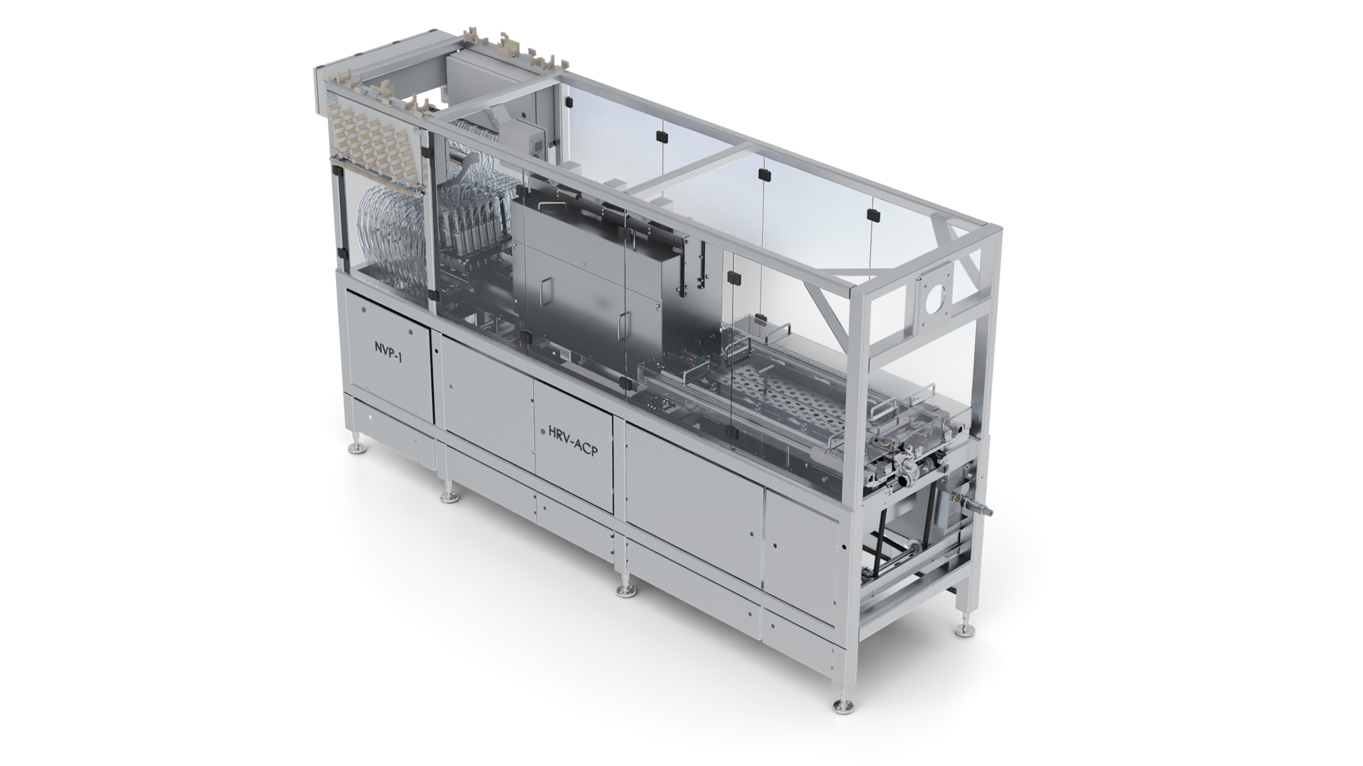 RAME-HART Automatic Harvester full machine view used for high-yield vaccine production.