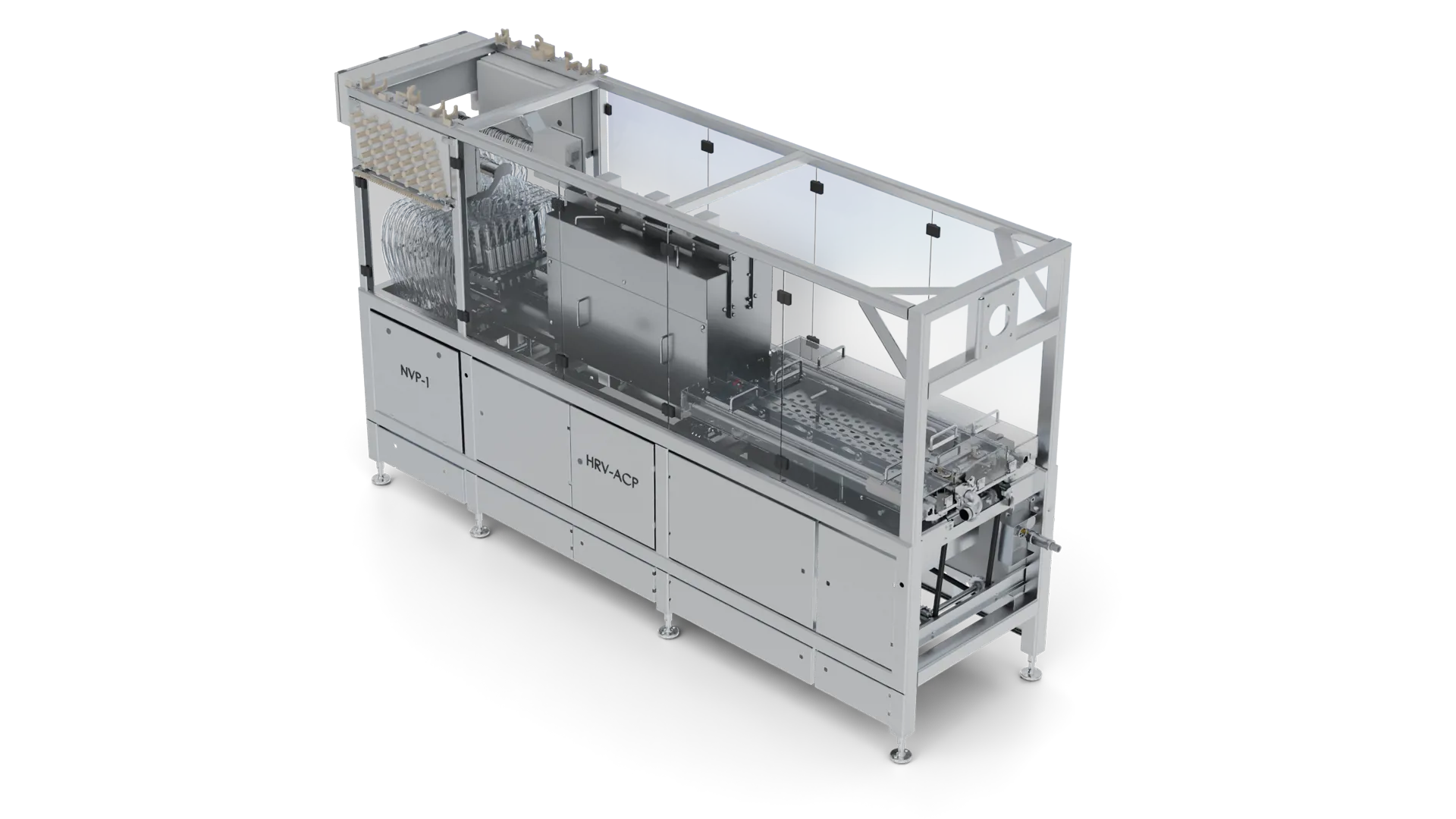RAME-HART Automatic Harvester full machine view used for high-yield vaccine production.