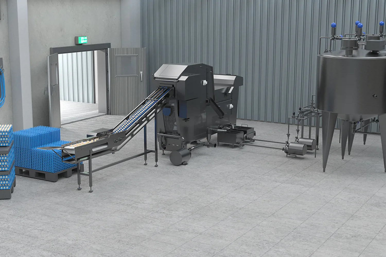 Small Turnkey Liquid Egg Processing Factory | Sanovo Technology
