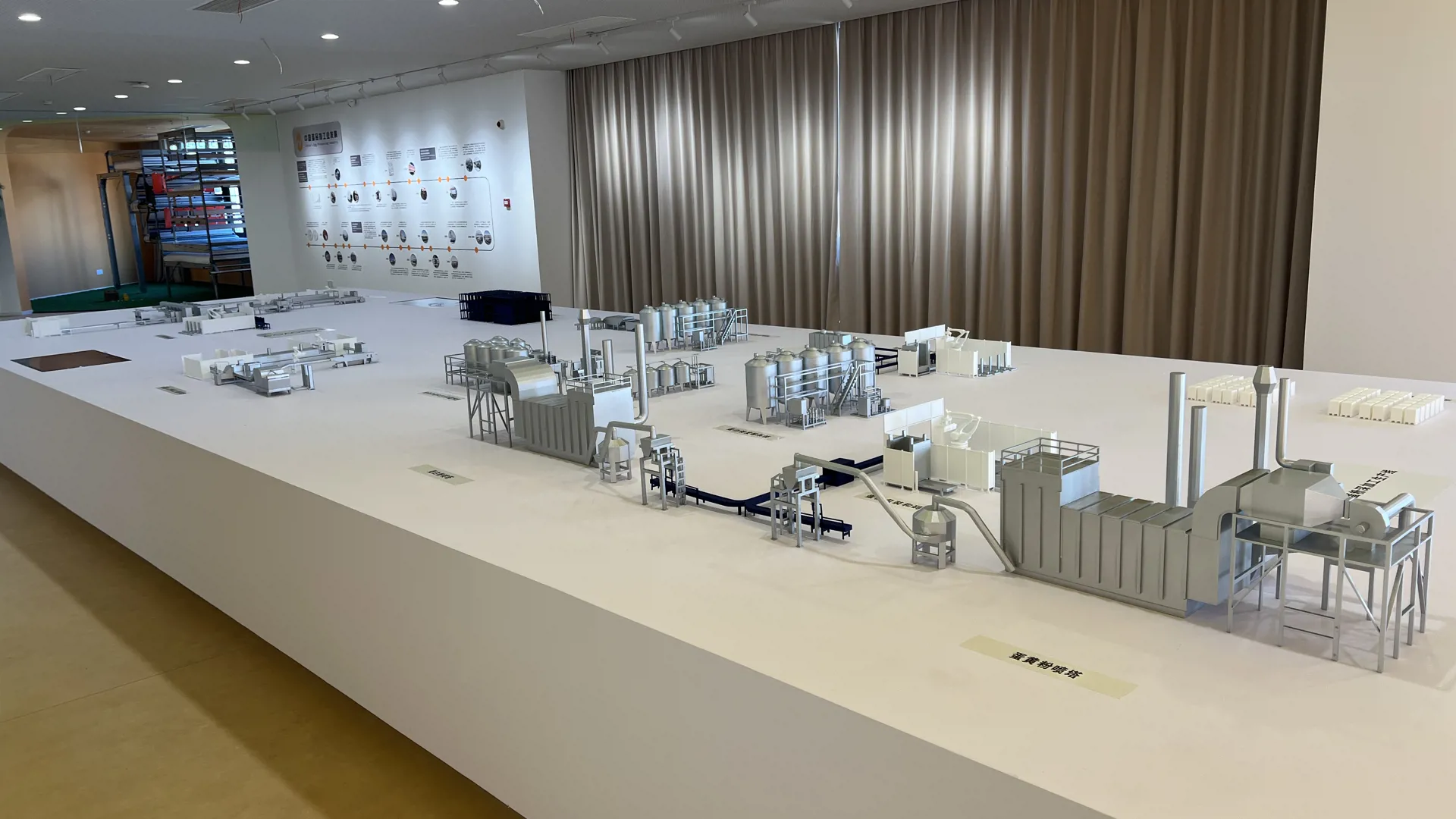 Miniature versions of SANOVO machines at the World Egg Science Museum.