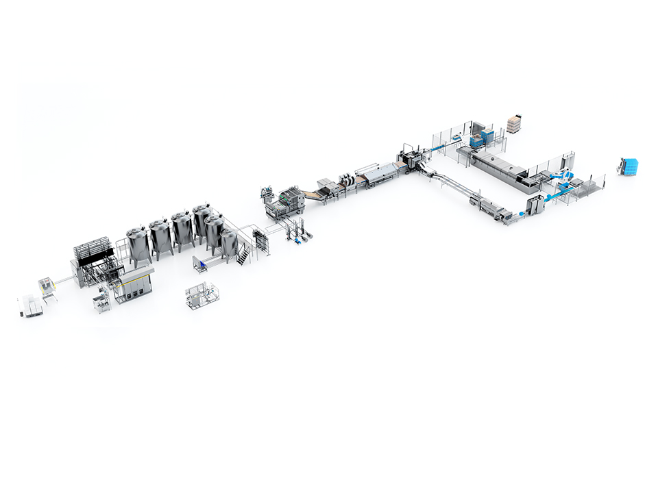 Medium turnkey egg processing and liquid handling factory from SANOVO TECHNOLOGY.