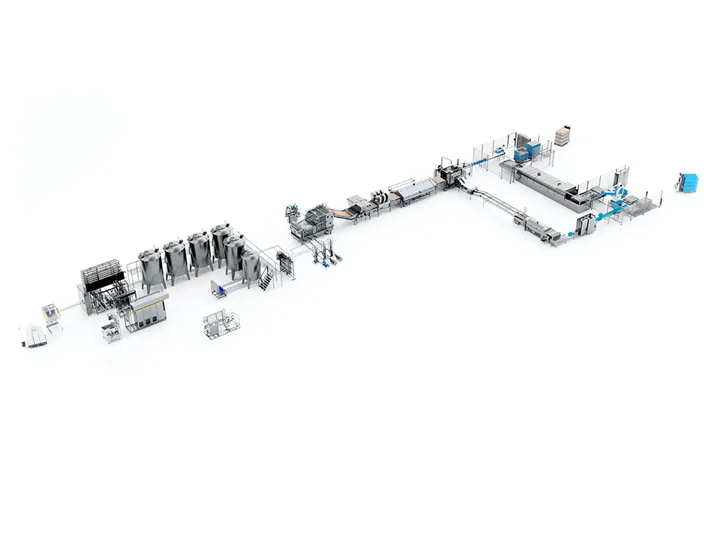 Medium turnkey egg processing and liquid handling factory from SANOVO TECHNOLOGY.