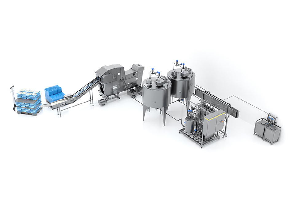 Machine Processing Something Liquid Small Turnkey Liquid Egg Processing Factory | Sanovo Technology