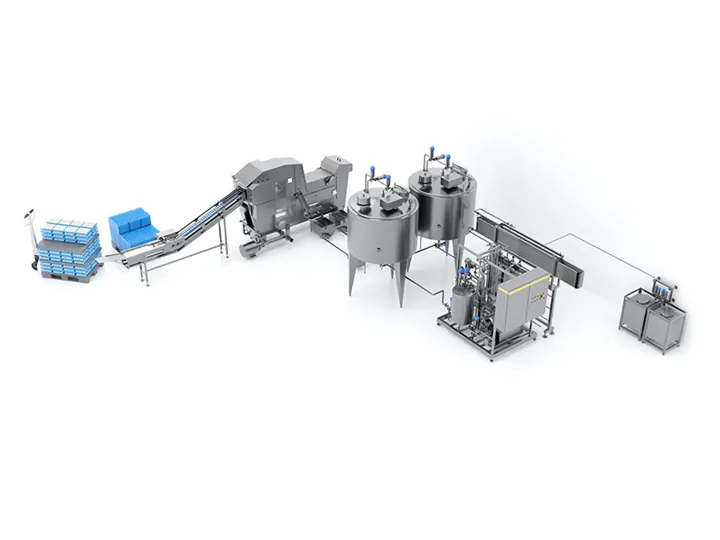 Small turnkey egg processing factory from SANOVO TECHNOLOGY for breaking, separating, and liquid egg processing.