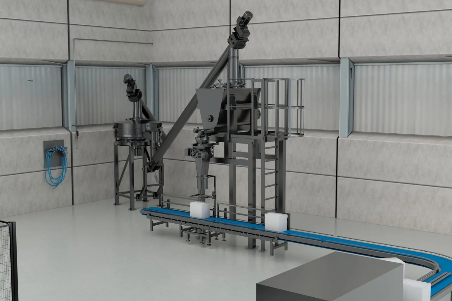 Small Powder Line System Semi-automatic Powder Filling Line | Easy Packaging, User Friendly ...