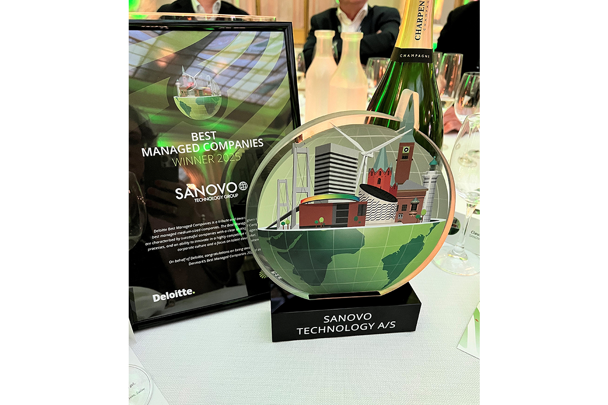 Best Managed Companies 2025 trophy and diploma next to each other.