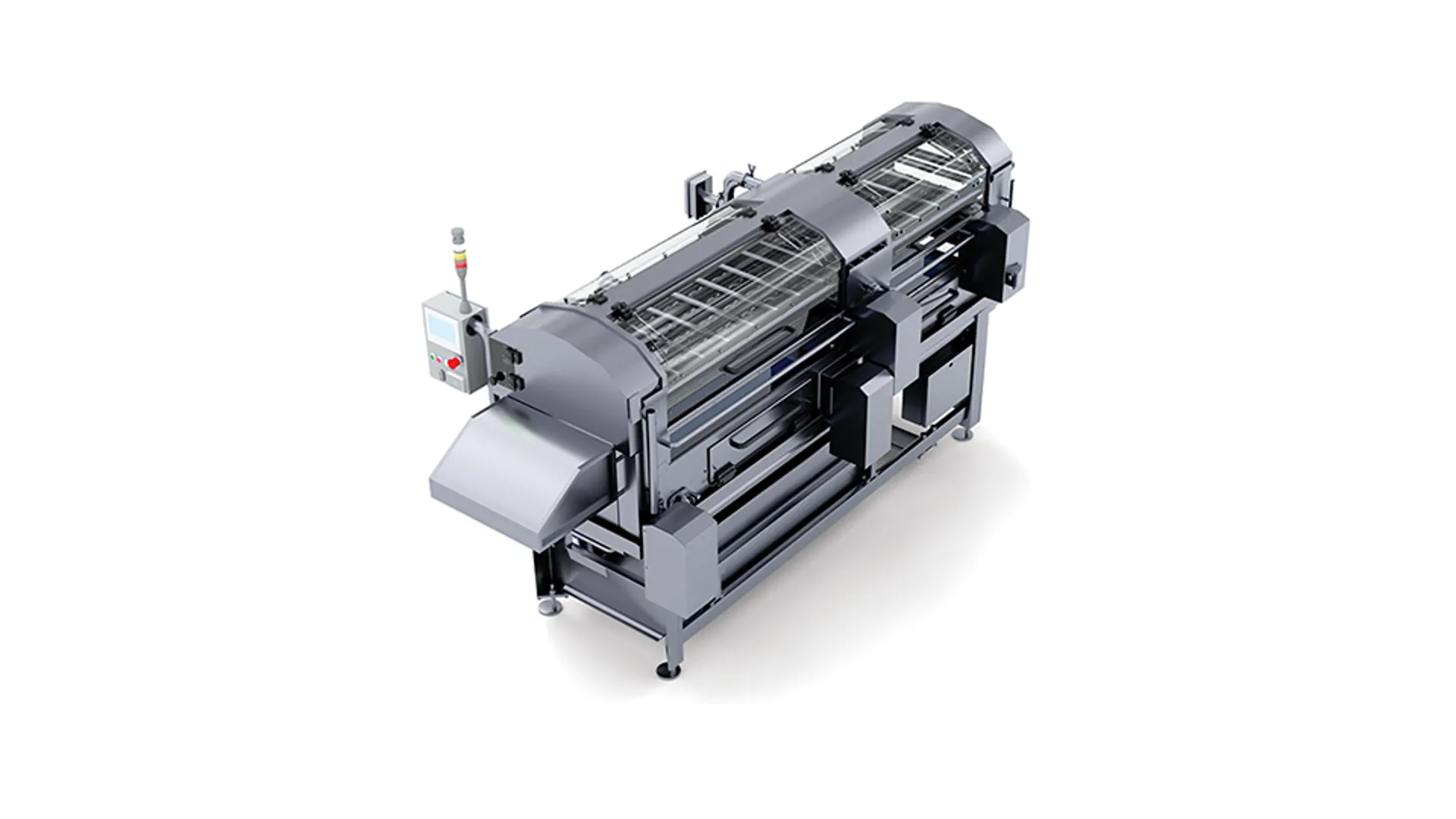 Cook2Peel Pro Peeler by SANOVO for automated peeling of soft- and hard-boiled eggs.