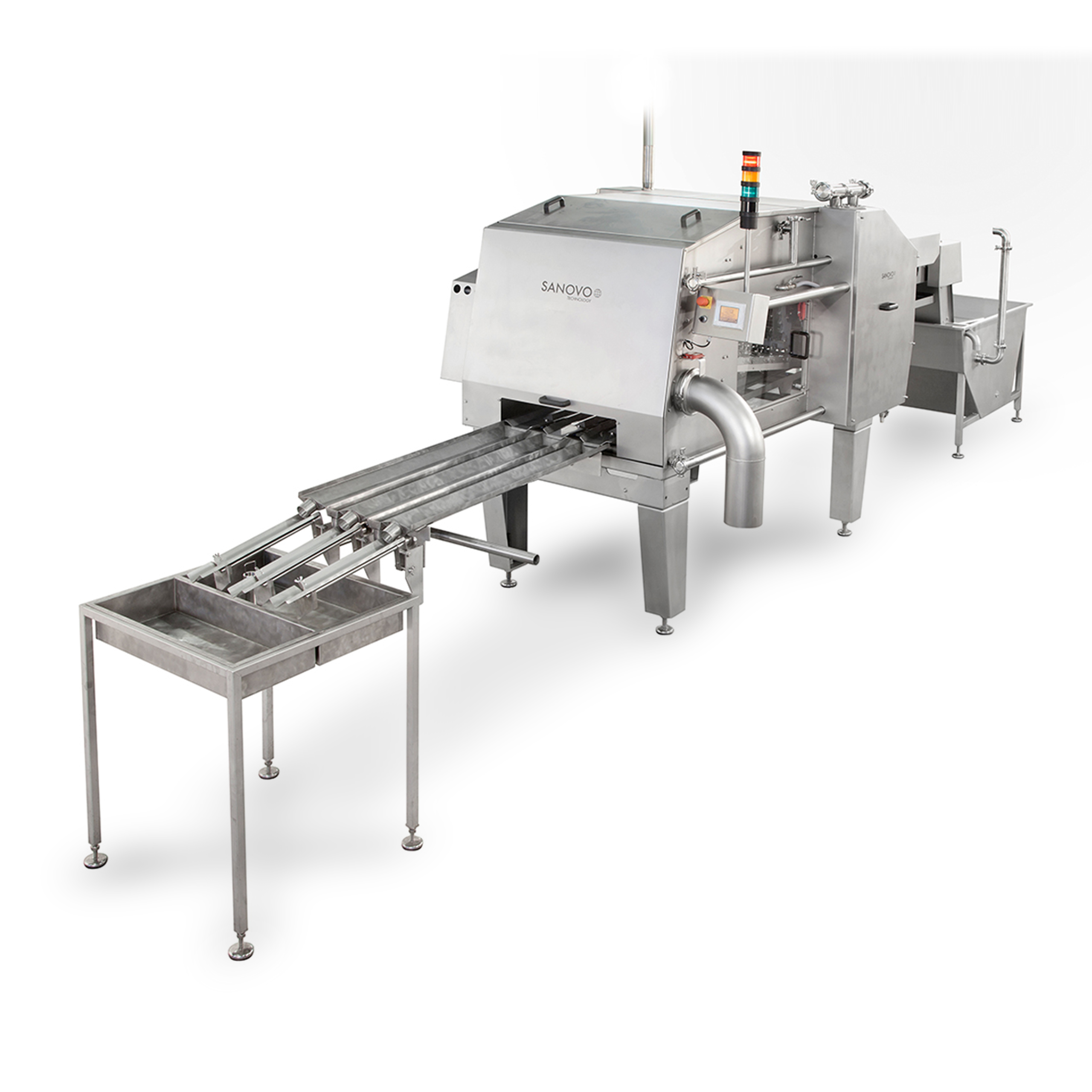 OptiBreaker Compact 6 egg breaker designed for small and medium egg producers.