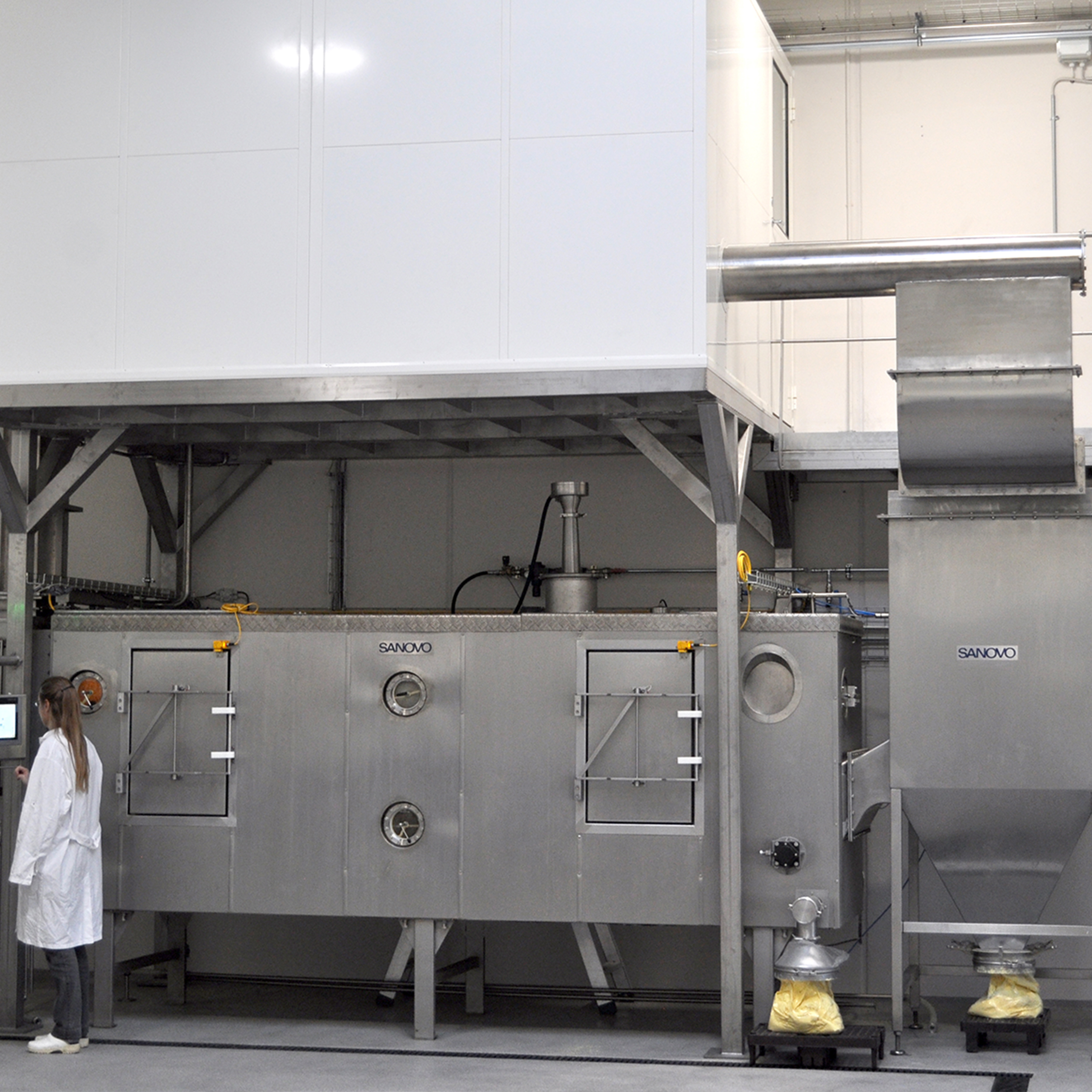SGA Spray Dryer for powder processing in a food ingredient production facility.