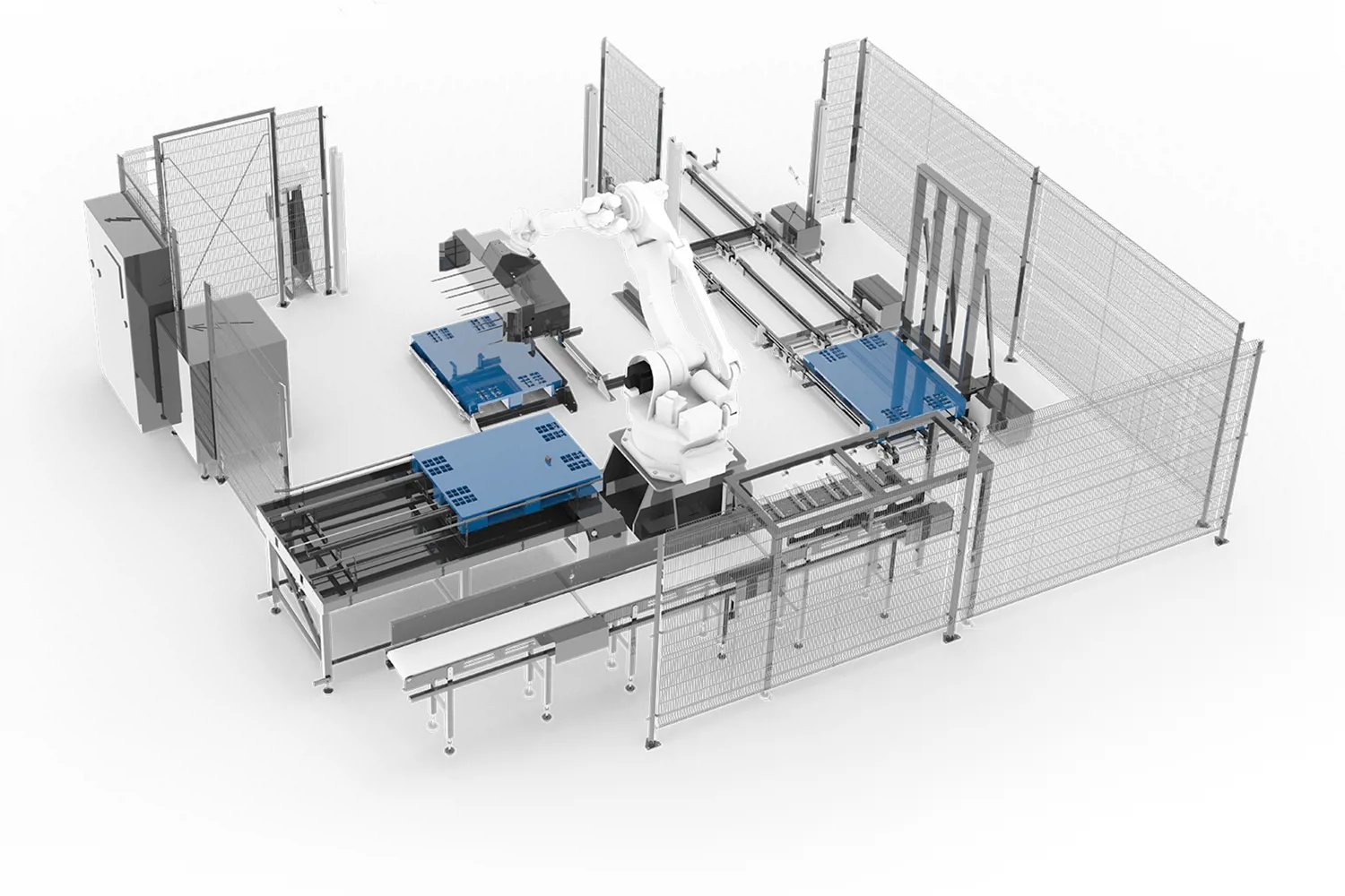 Palletizer Layout Cargo Palletizer (Egg Pallets)| Automate Pallet and Interlayer Handling ...