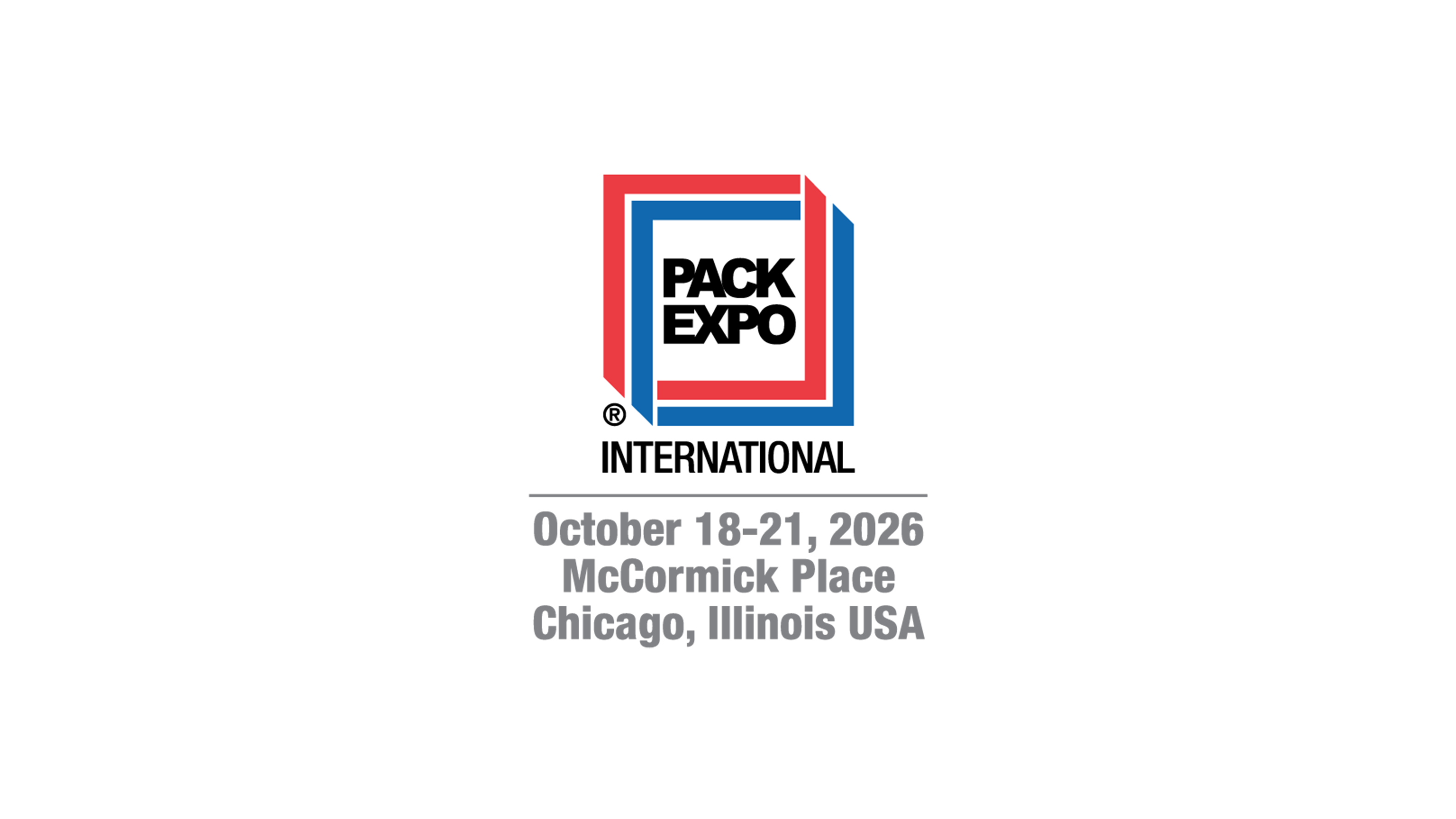 PACK EXPO 2026 logo.