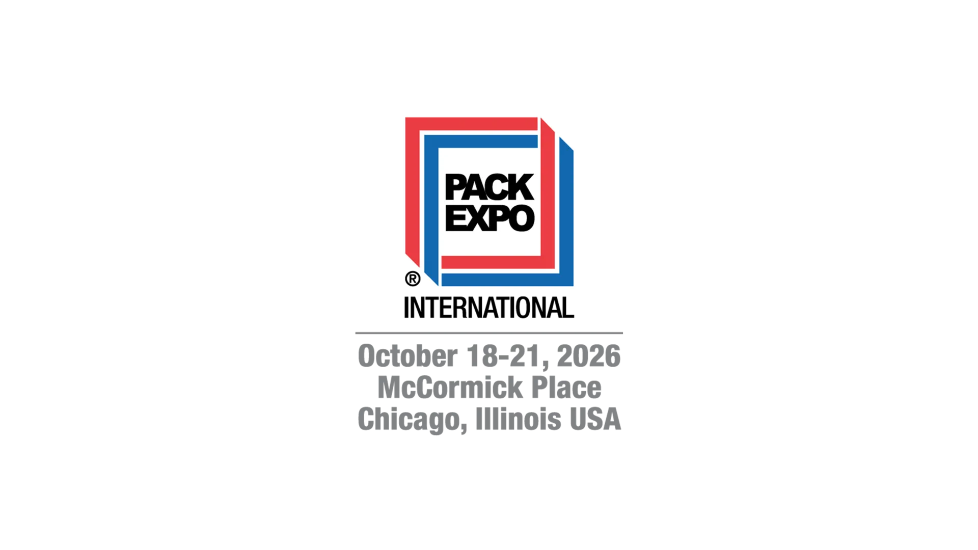 PACK EXPO 2026 logo.