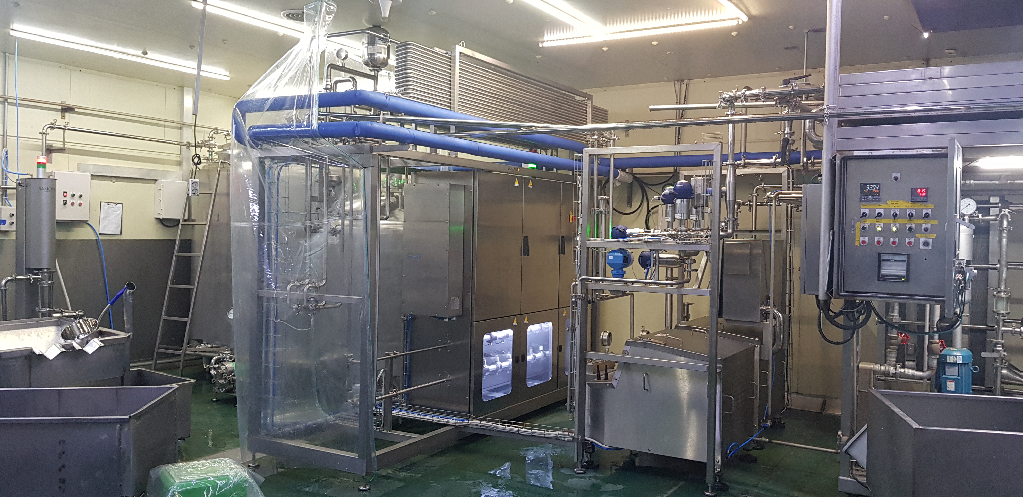 WAVE system for pasteurization at a customer site.