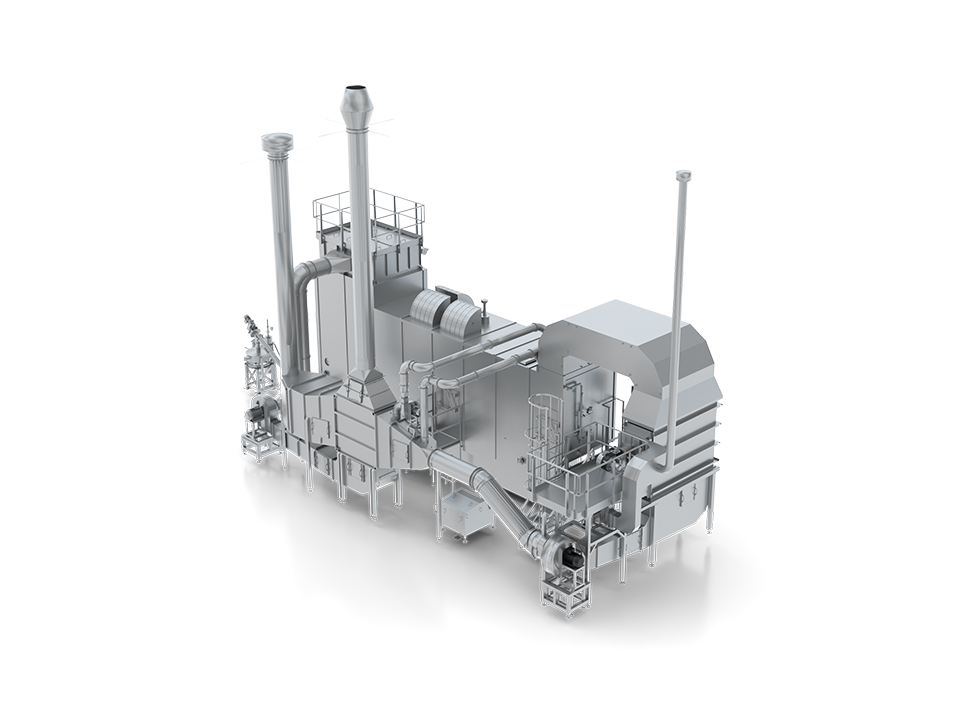 SANOVO spray dryer solution used for drying liquid products into powder.